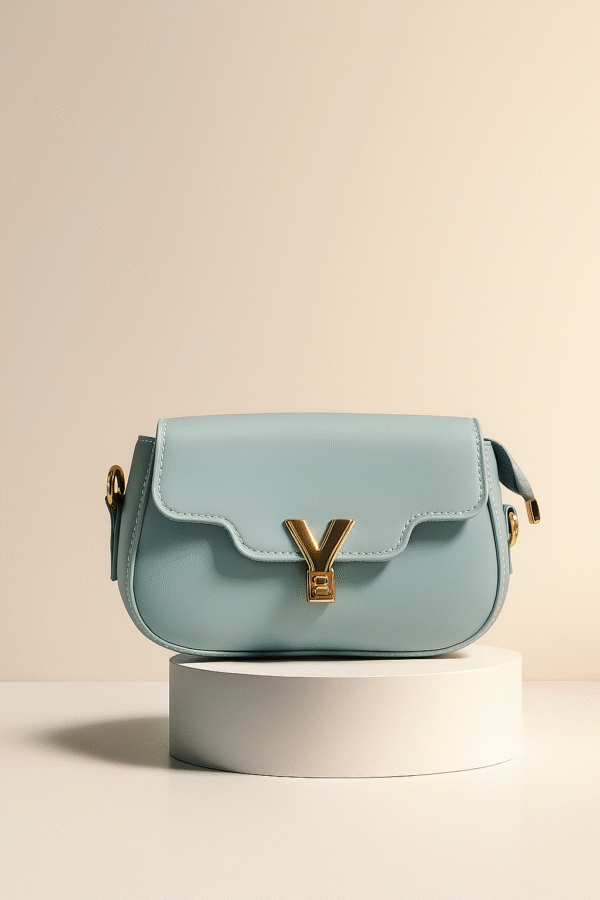 light blue crossbody bag