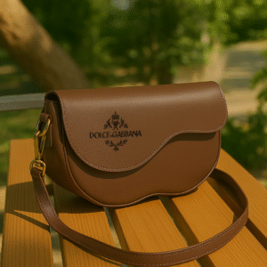 Dolcetta Curve Leather Crossbody